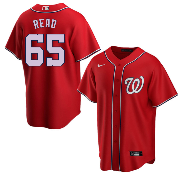 Nike Men #65 Raudy Read Washington Nationals Baseball Jerseys Sale-Red